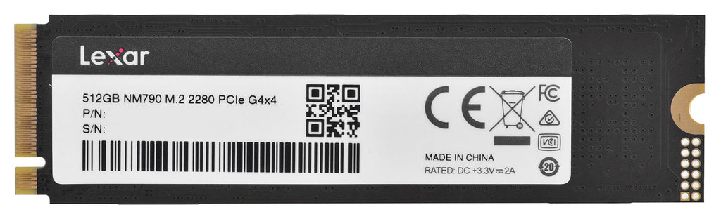 SSD Lexar 512GB NM790 M.2 2280 NVMe PCIe intern (LNM790X512G-RNNNG)