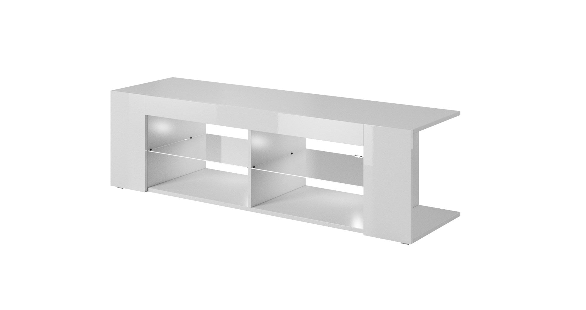 Cama TV Cabinet TEXAS 50/134/40 White/White Gloss