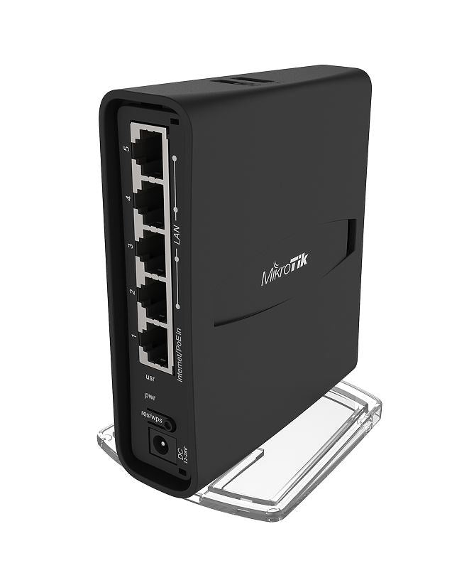 Mikredik hAP ac² Wireless Router 4-Port Switch 1GbE Wi-Fi 5 Dual-Band (RBD52G-5HACD2HND-TC)