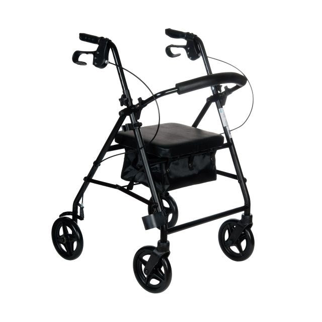 REHA FUND Four-Wheel Rehabilitation Walker RF-610 - Aluminium Frame, 9100 g, 79-92.5 cm Height, 136 kg Max Load