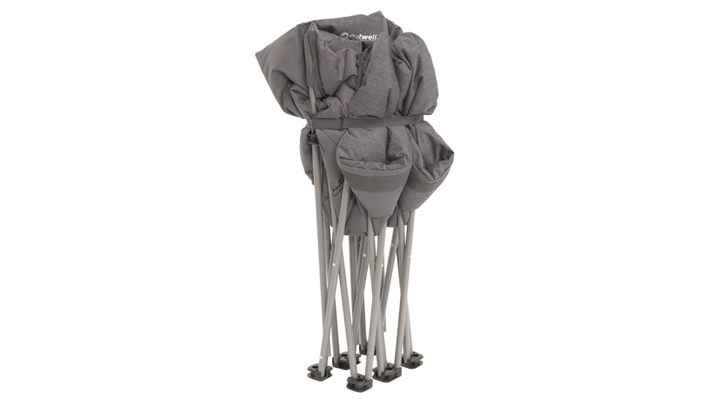 Outwell Sardis Lake Camping Chair with 6 Legs, Grey