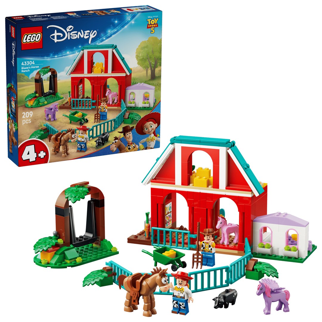 LEGO DISNEY Blaze's Horse Ranch Building Set 209 Elements Ages 4+ Model 43304
