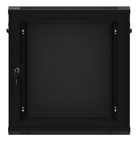 Lanberg Wall Mounted Rack 12U Black Steel 665x630x240mm WF01-6412-23B