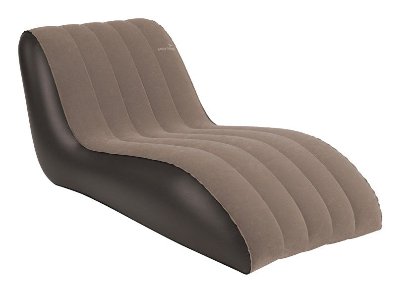 Easy Camp Inflatable Armchair Camping Lounger Brown 420072