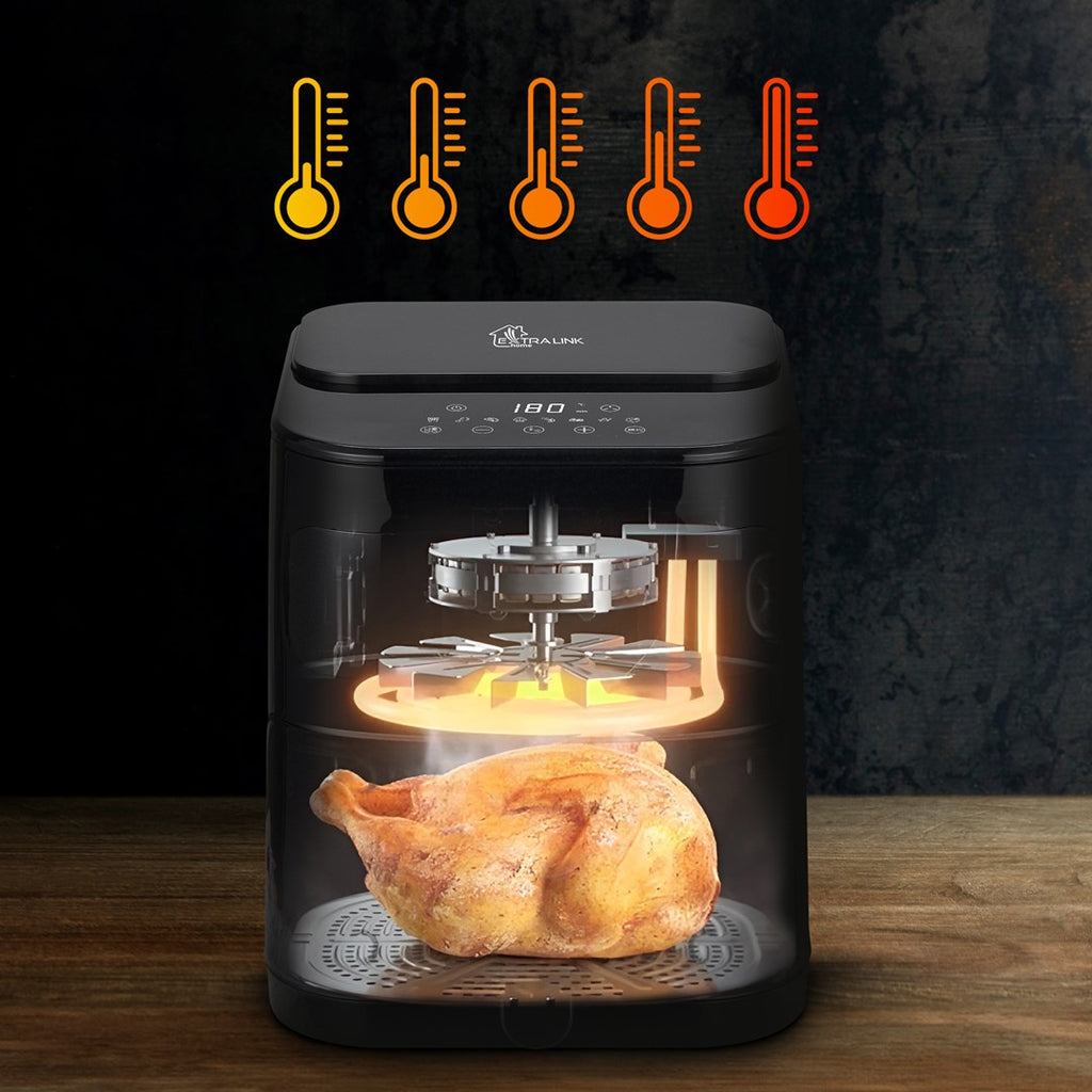 Extralink Hot Air Fryer 5.2 L 1600W 290 mm x 375 mm x 341 mm Model EX.34512