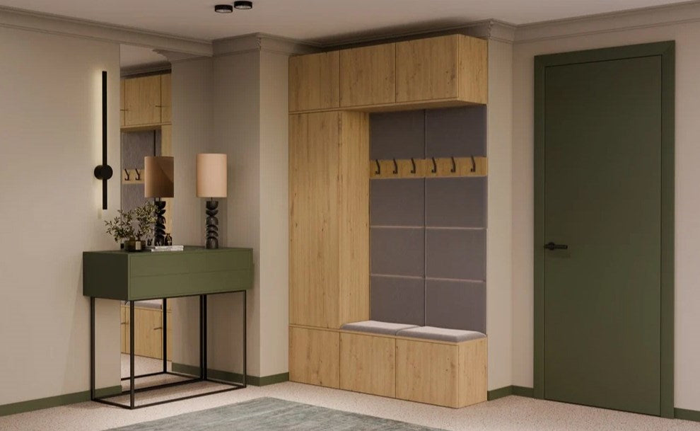 HAGA III 1SZ2W Wardrobe – Artisan Oak