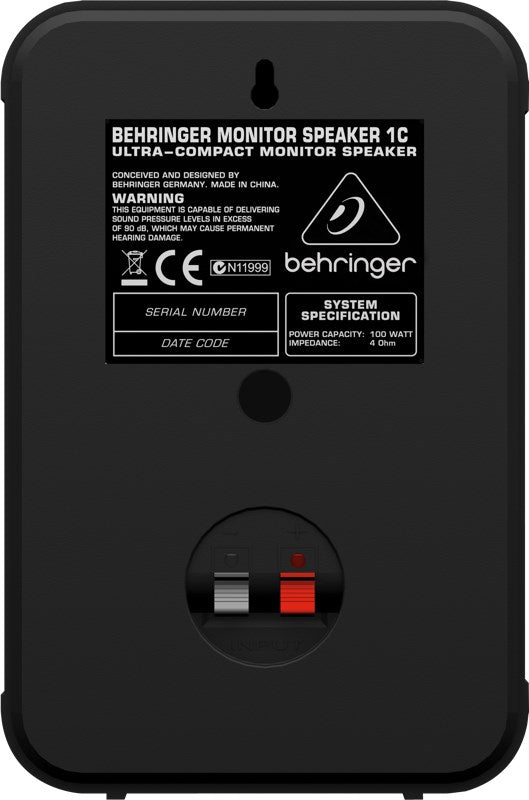 Behringer 1C-BK Studio Monitors Pair