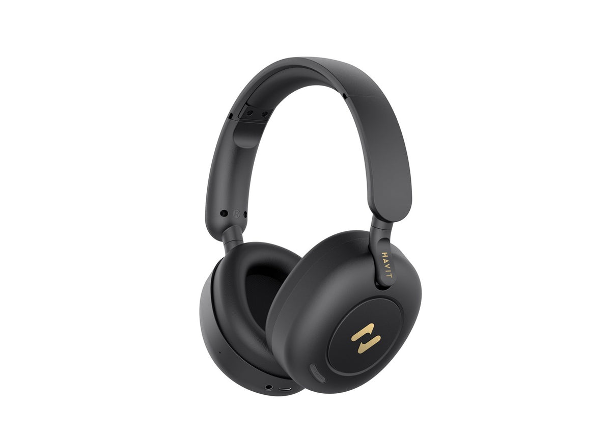 HAVIT H655BT PRO Bluetooth Headphones - 700 mAh Battery, 80h Playback, Noise Cancelling