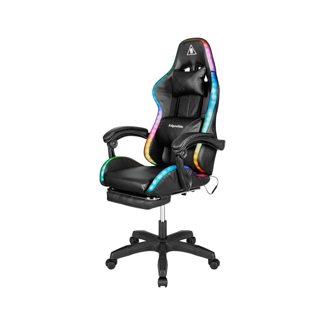 Krüger&Matz Gaming Chair GX-150 Black LED 320x820x590 mm