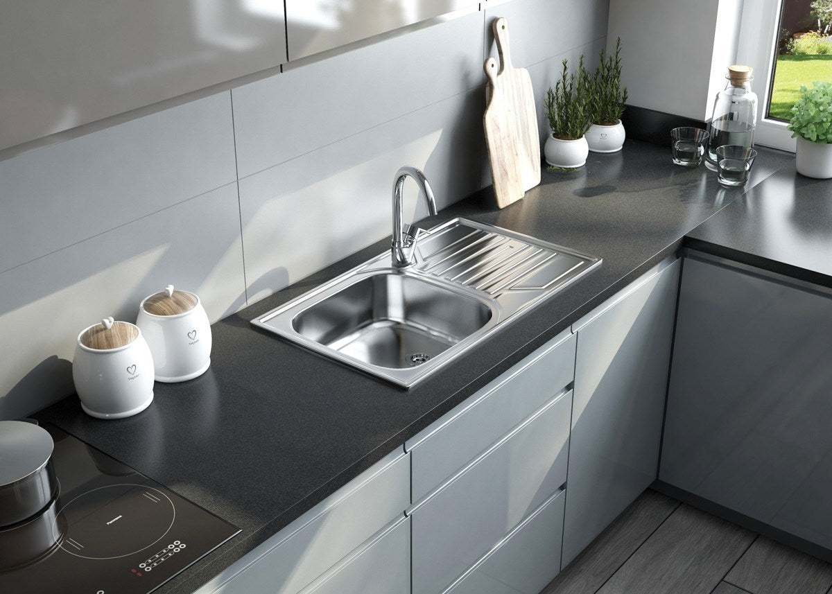 1-bowl steel sink