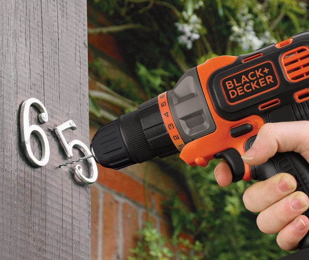 Black & Decker MT218KB Cordless Drill 800 RPM Black Orange 1.46 kg