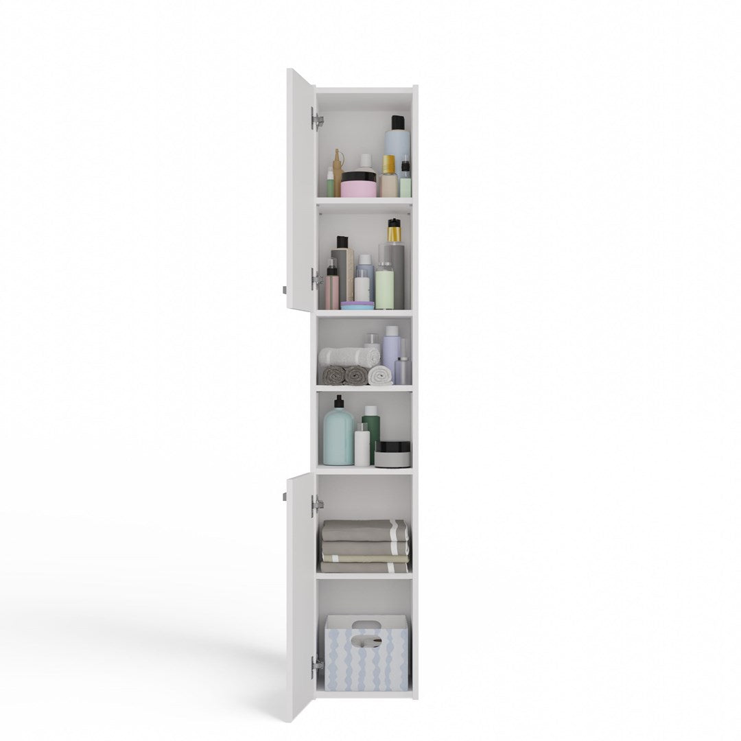 Topeshop S30 BIEL Bathroom Storage Cabinet White