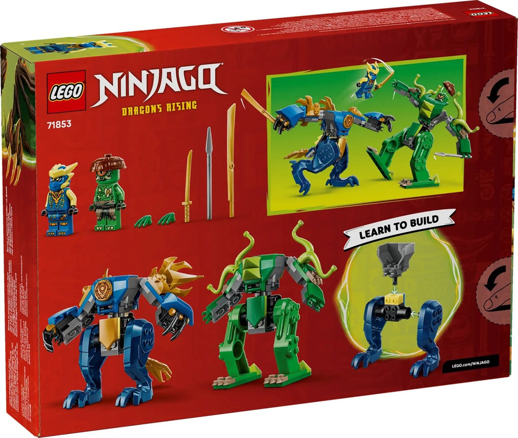 LEGO NINJAGO Jay's Dragon Mech Fight Toy 71853 - 107 Pieces