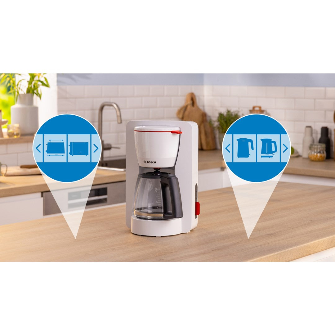 My Moment BOSCH TKA3M131 Filter Coffee Machine (White)