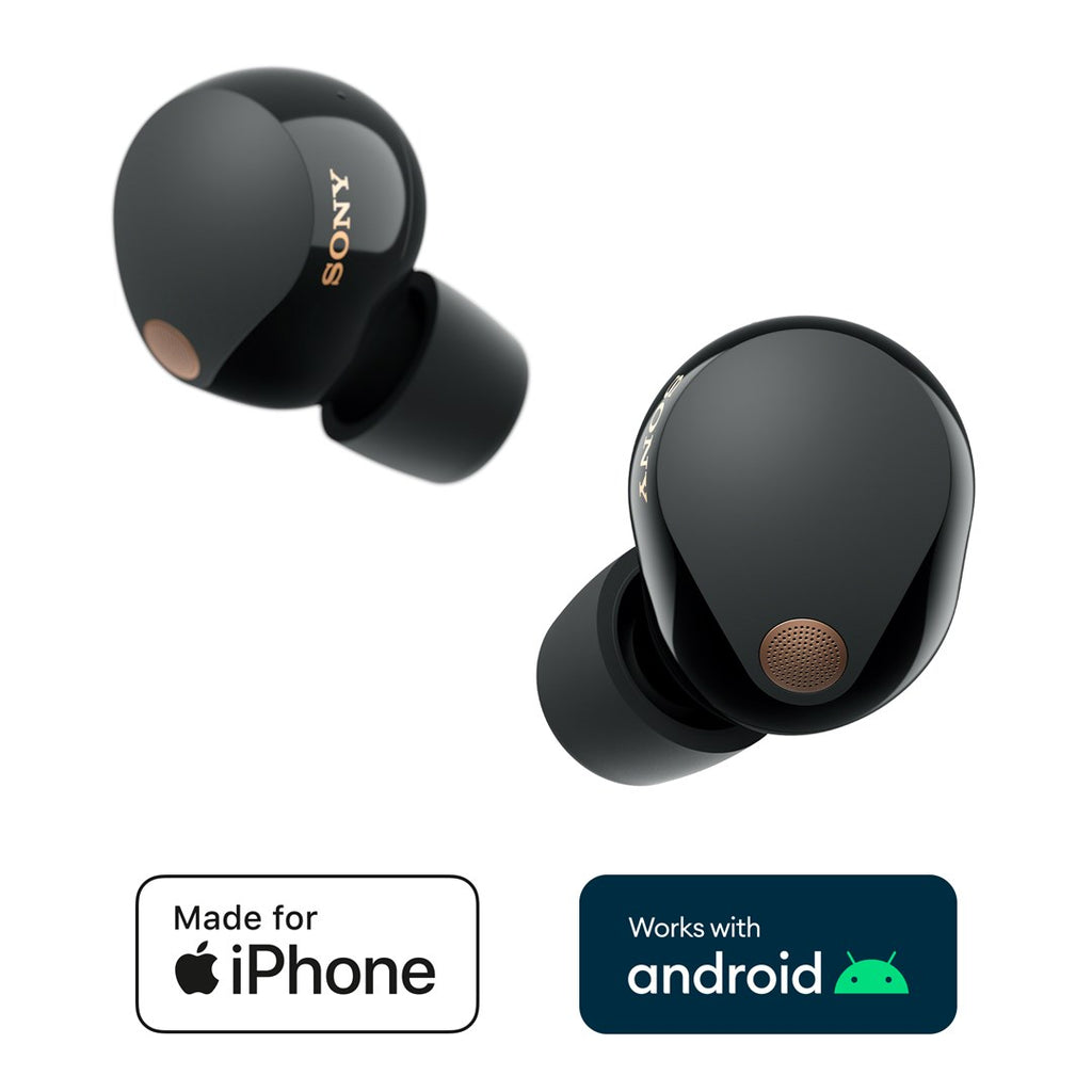 Sony WF-1000XM5 - True Wireless In-Ear Headphones - Bluetooth - Active Noise Cancellation - Black (WF1000XM5B.CE7)