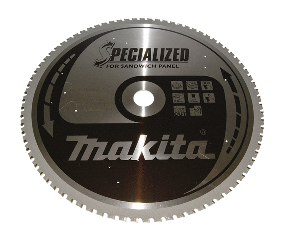 Makita Circular Saw Blade 355 mm 30 mm 80T for Sandwich Panels 355x30x80Z