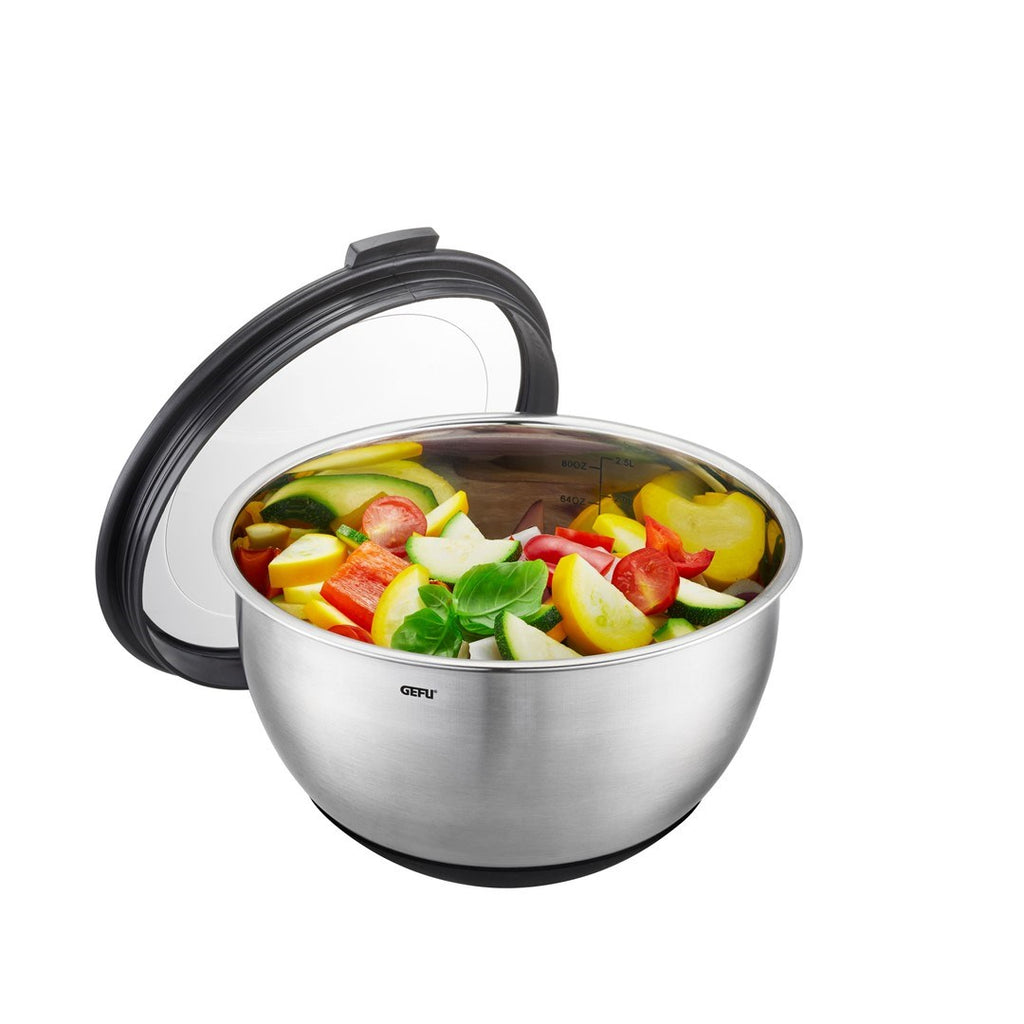 GEFU MUOVO Round Bowl 2.5 L Black, Stainless Steel | Model G-35040
