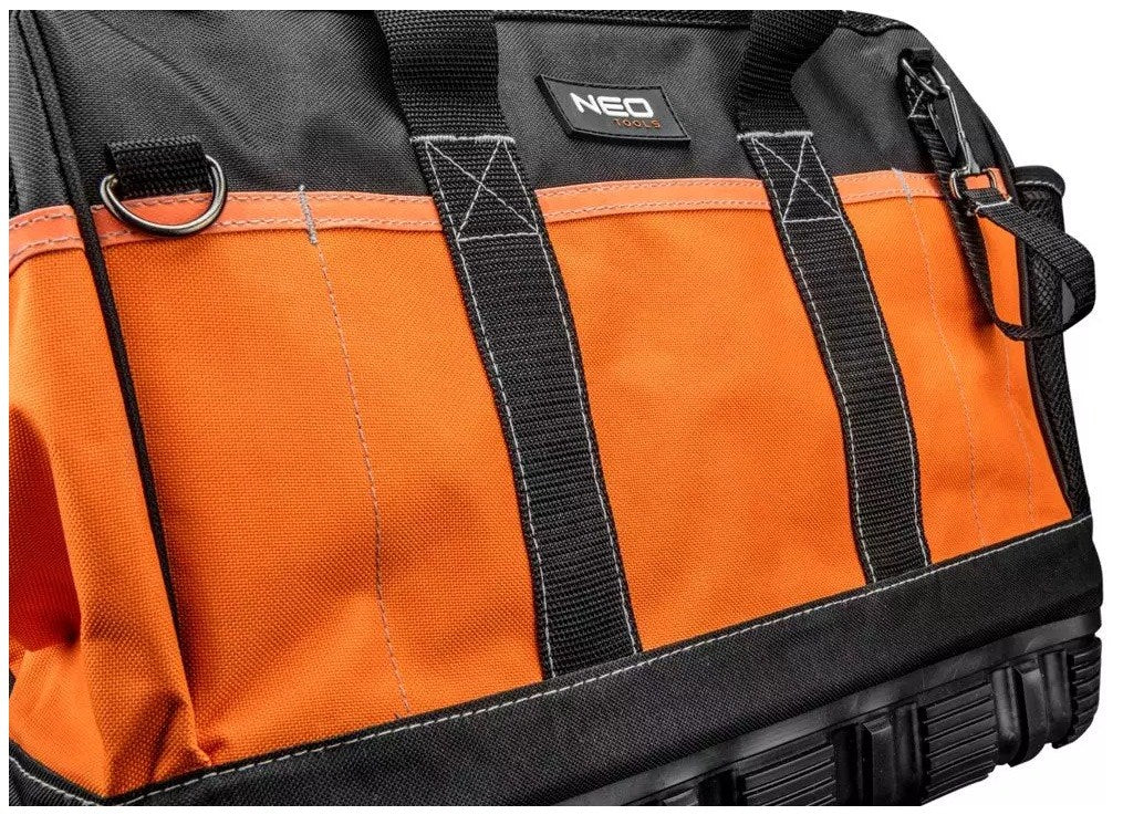 NEO TOOLS Tool Bag - Nylon 600D - Orange/Gray - 84-305