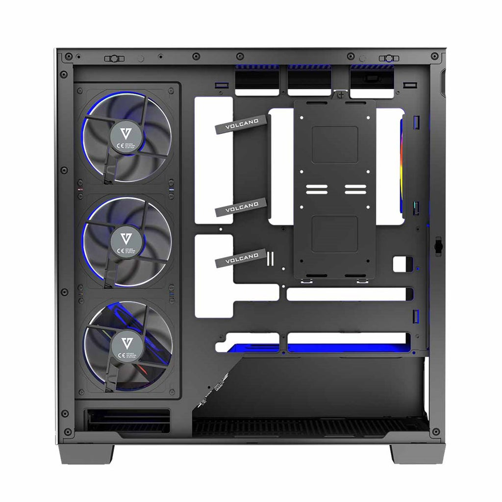 MODECOM VOLCANO STELLAR ARGB MIDI 5F Black PC Case