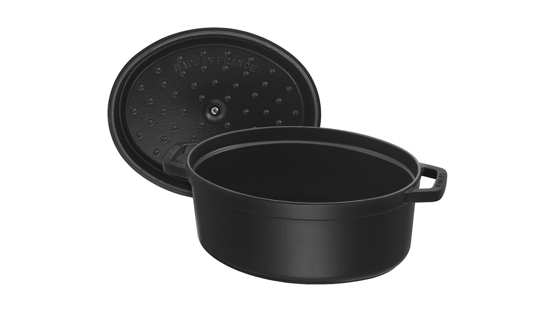 Staub Oval Cast Iron Pot 6.7L Black