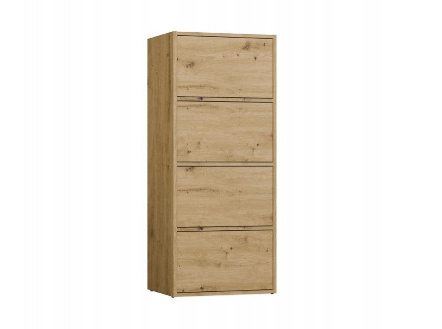 ALMA Chest of Drawers Anthracite/Artisan Oak