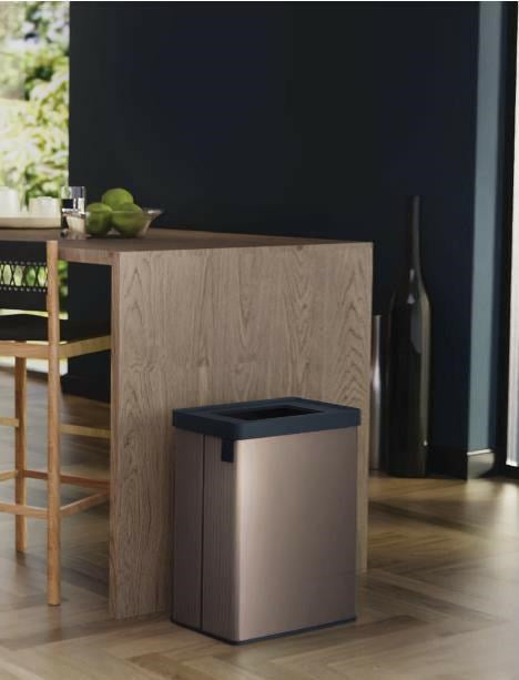 KETER Trash Bin Verto 54 L Pearl Gray | Model 1080921