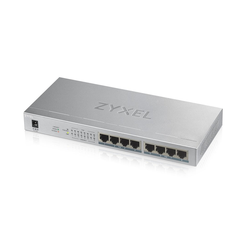 Zyxel GS1008HP Switch 8 x 10/100/1000 PoE+ Desktop GS1008HP-EU0101F