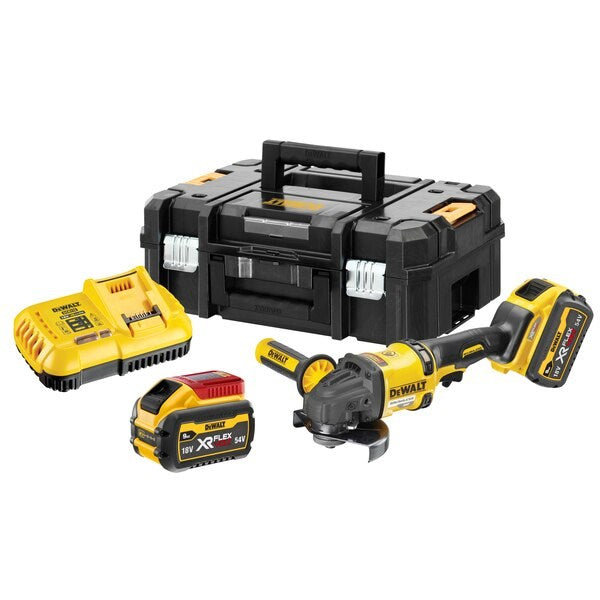 DEWALT DCG418X2-QW Angle Grinder 125 mm 54V 2x9Ah