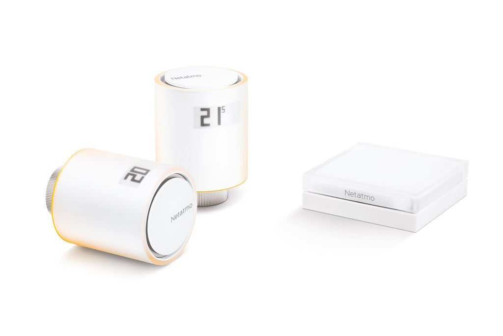 Netatmo Smart Radiator Valves Starter Pack - Room-by-Room Heating Control
