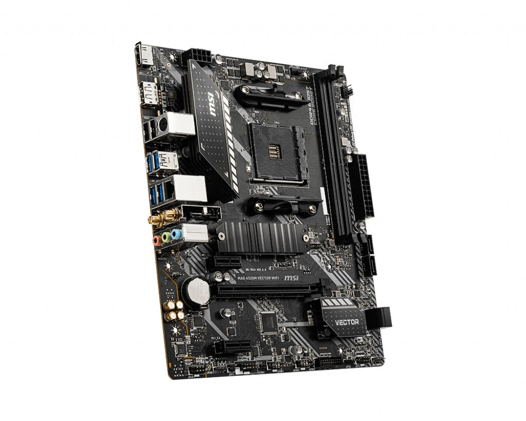 MSI MB MAG A520M VECTOR WIFI Motherboard A520 7D14-008R