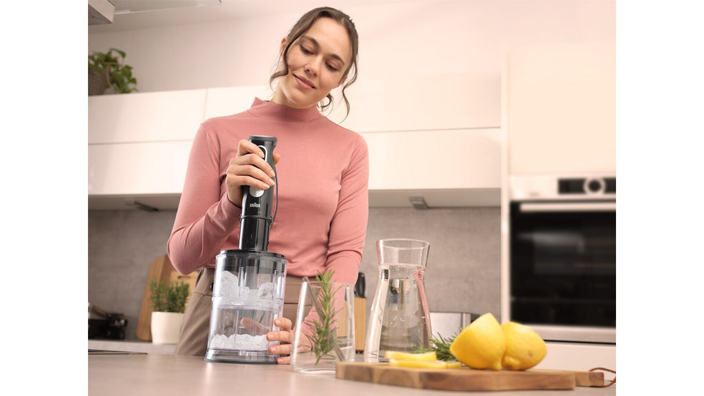 Braun Hand Blender - Stainless Steel Base - 1000W - 25 Speed Settings - Turbo (0X22111504)