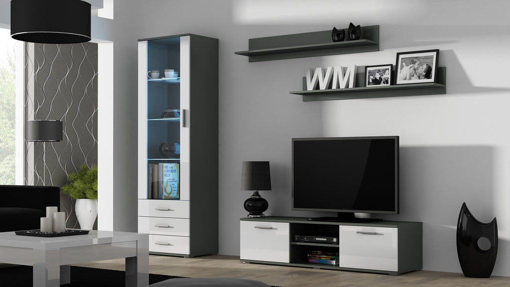 Cama Set of Two Shelves 125 cm SOHO Grey Matte