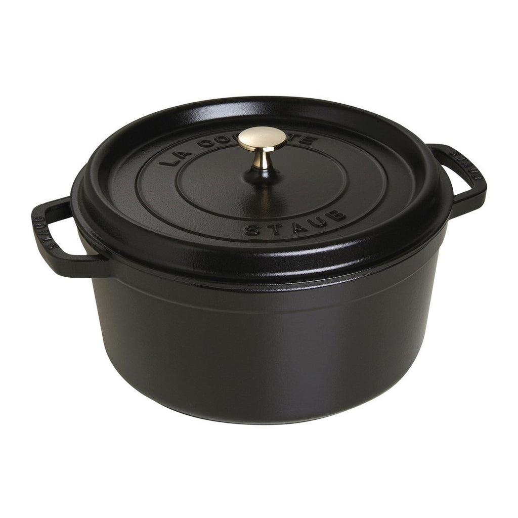 Staub Cocotte - Single Pan - Black - Cast Iron - 5.85 L - 28 cm (40500-281-0)
