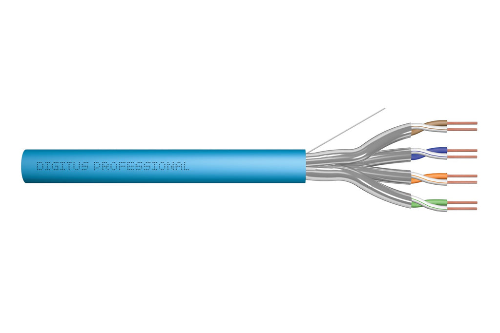 Digitus Data Cable Installation Cat6A U/FTP 100 m Light Blue
