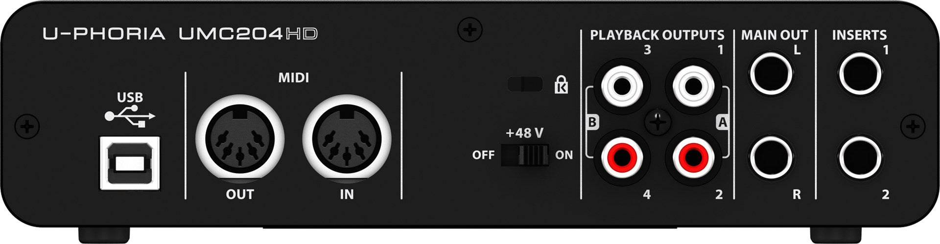 Behringer UMC204HD USB Audio/MIDI Interface