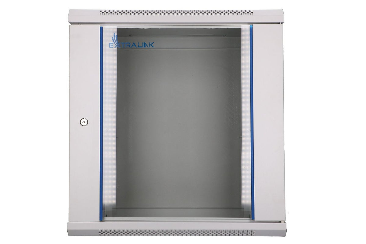 Extralink 12U 600x600 Grey Rack Cabinet Wall-Mounted