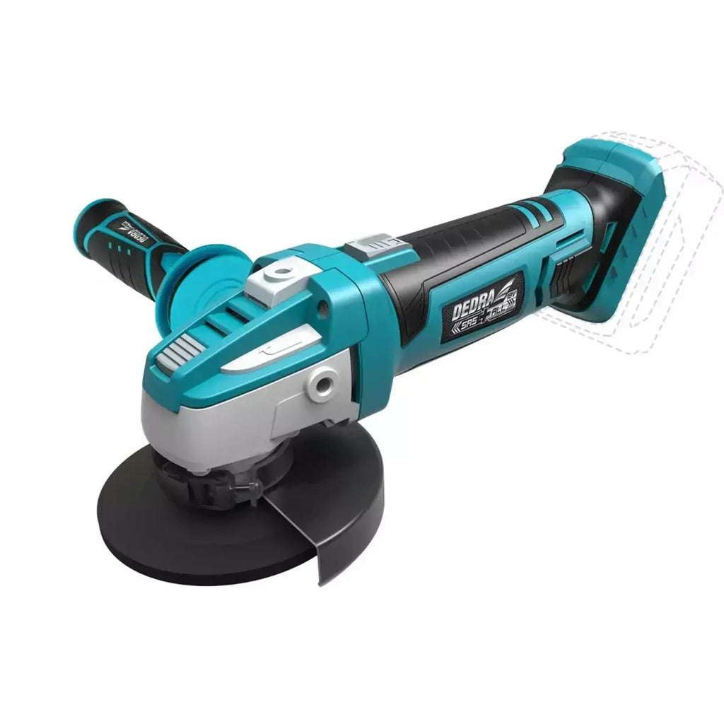 DEDRA DED7050 Cordless Angle Grinder 125 mm 18V Li-Ion 9500RPM