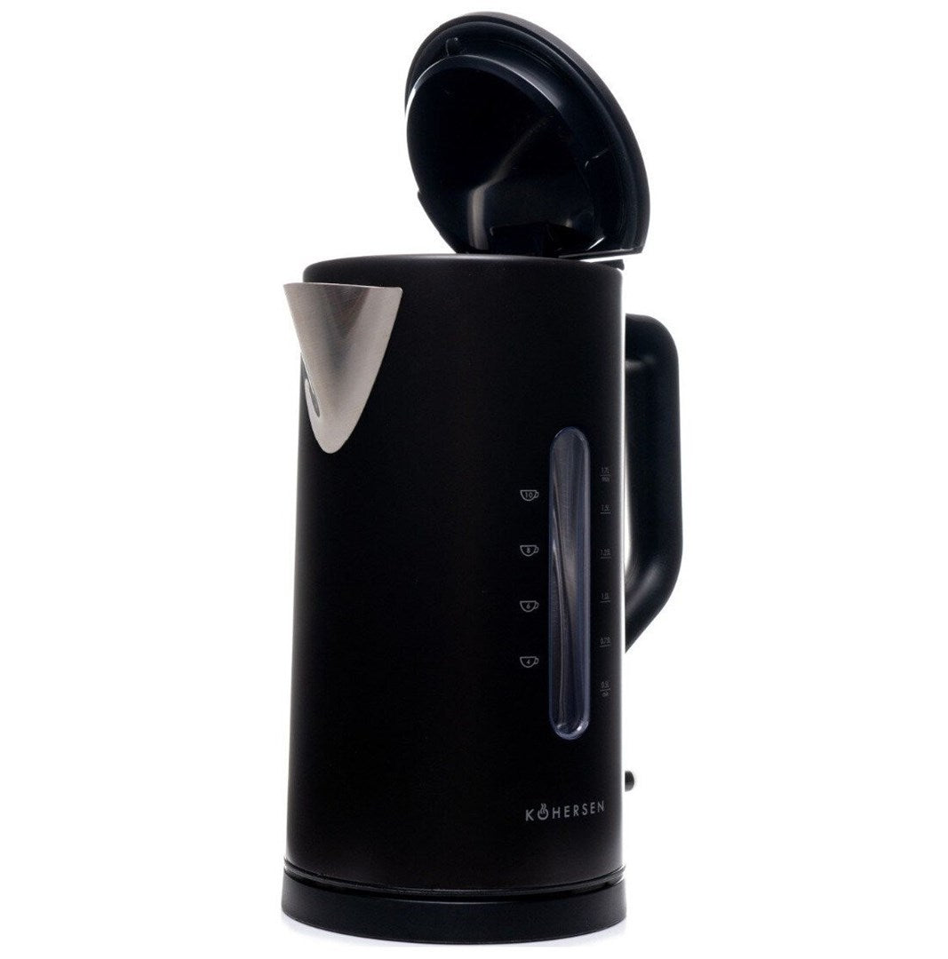 Kohersen Modern Matt Electric Kettle 3000W 1.7 L Black A451
