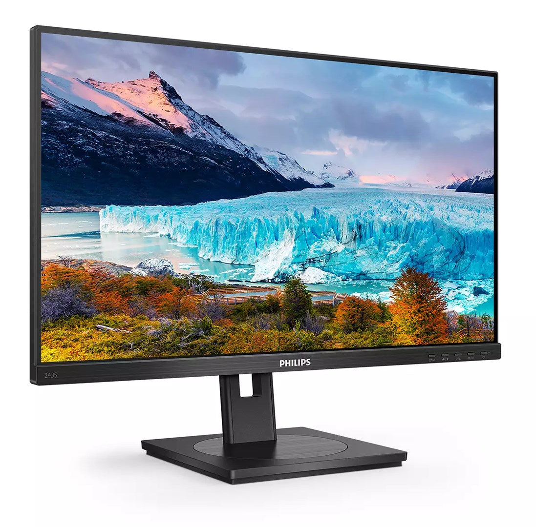 Philips S Line 243S1/00 computer monitor 60.5 cm (23.8 ) 1920 x 1080 pixels Full HD LCD Black