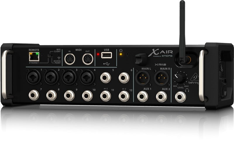 Behringer XR12 audio mixer 12 channels Black