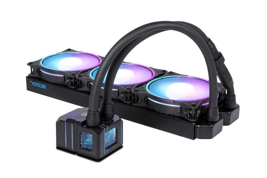 Alphacool Eisbaer Pro Aurora 360 All-in-One Liquid Cooler Black, White