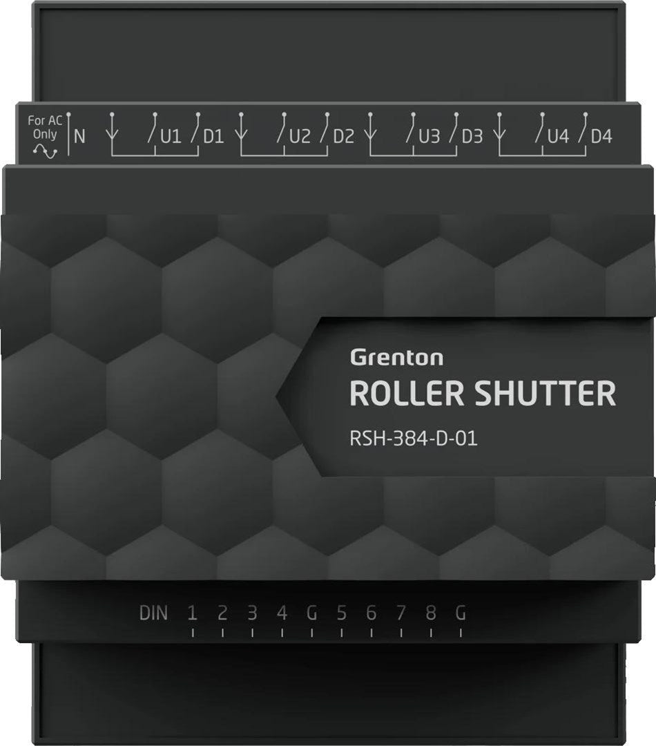 Moduł GRENTON ROLLER SHUTTER x4  DIN  TF-Bus