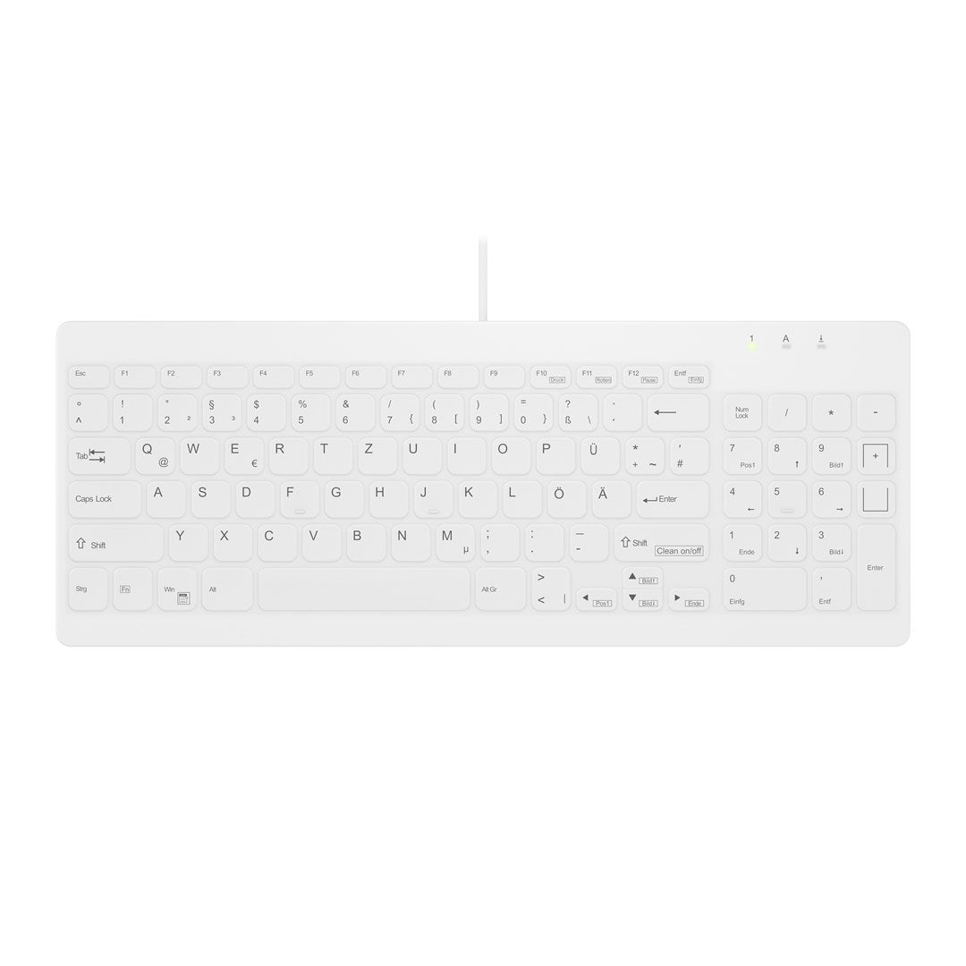 Cherry Active Key Medical Keyboard AK-C7012F-U1 - USB White (AK-C7012F-U1-W/GE)