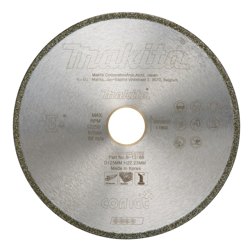 Makita B-13188 Diamond Cutting Disc 125 mm for Compact Materials