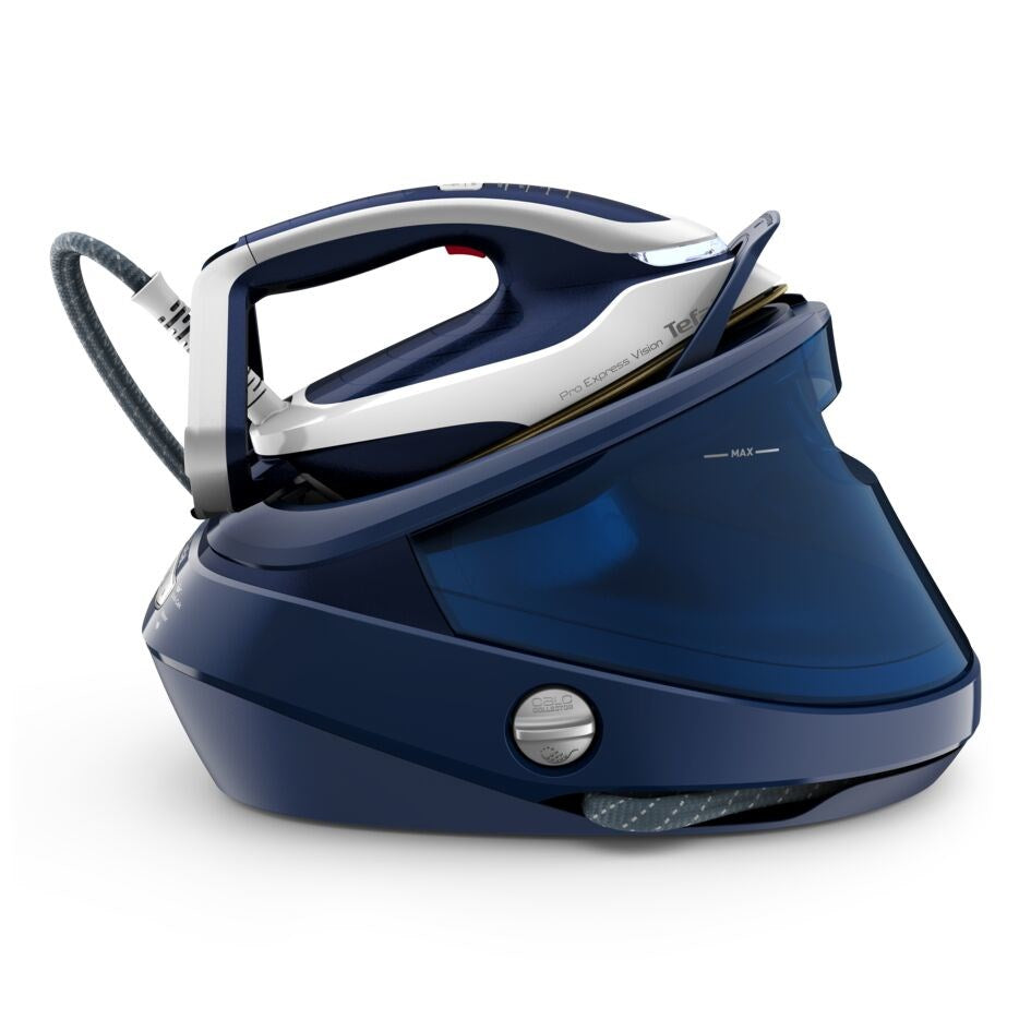 Tefal Pro Express Vision GV9812 Steam Ironing Station 3000 W Blue White