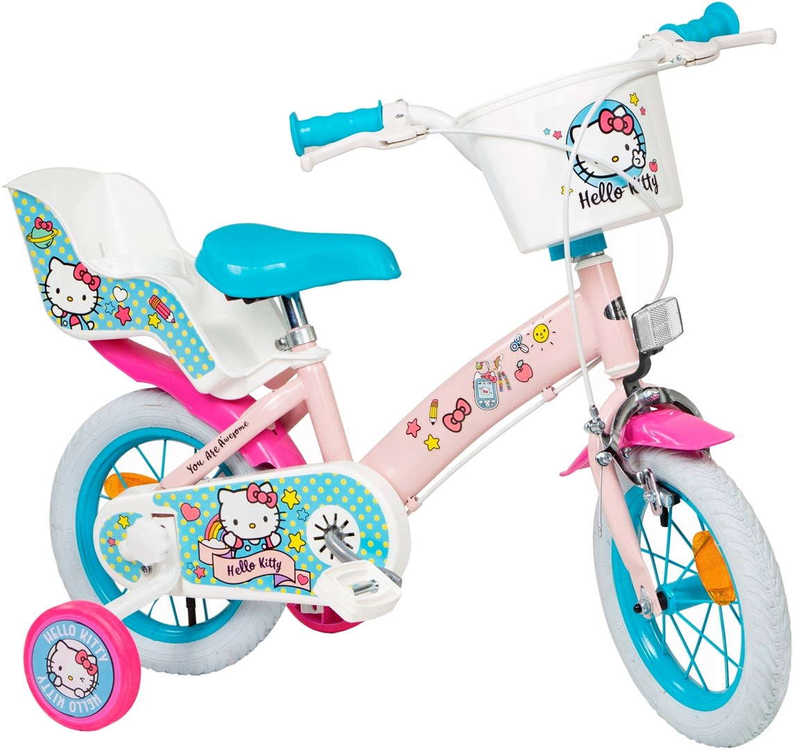 Toimsa Children's Bike 12” Hello Kitty Pink for Ages 3-5