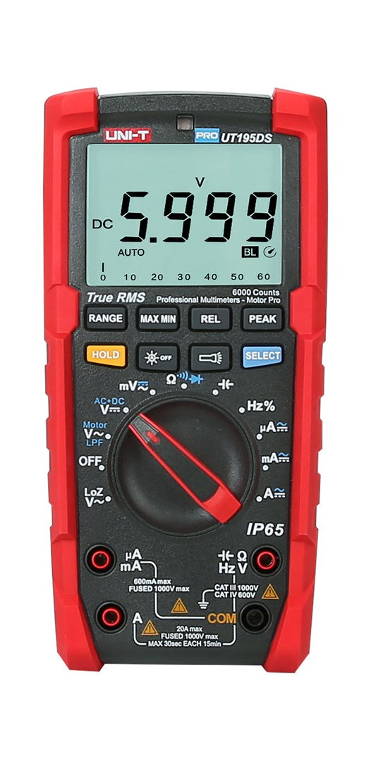 UNI-T Universal Meter 990 g 190 x 120 x 315 mm Model UT-195DS