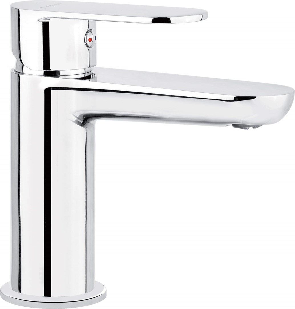 Deante Alpinia Basin Mixer Chrome Floor-Standing Single-Lever