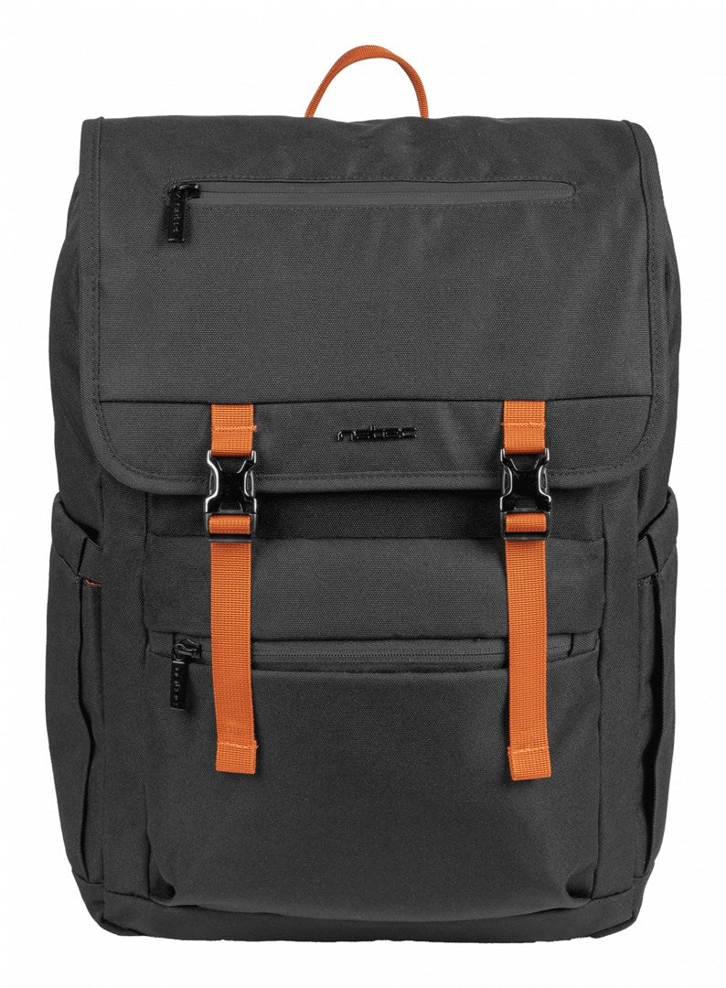 NATEC Niala Ginger Orange 39.6 cm (15.6 ) Backpack Black