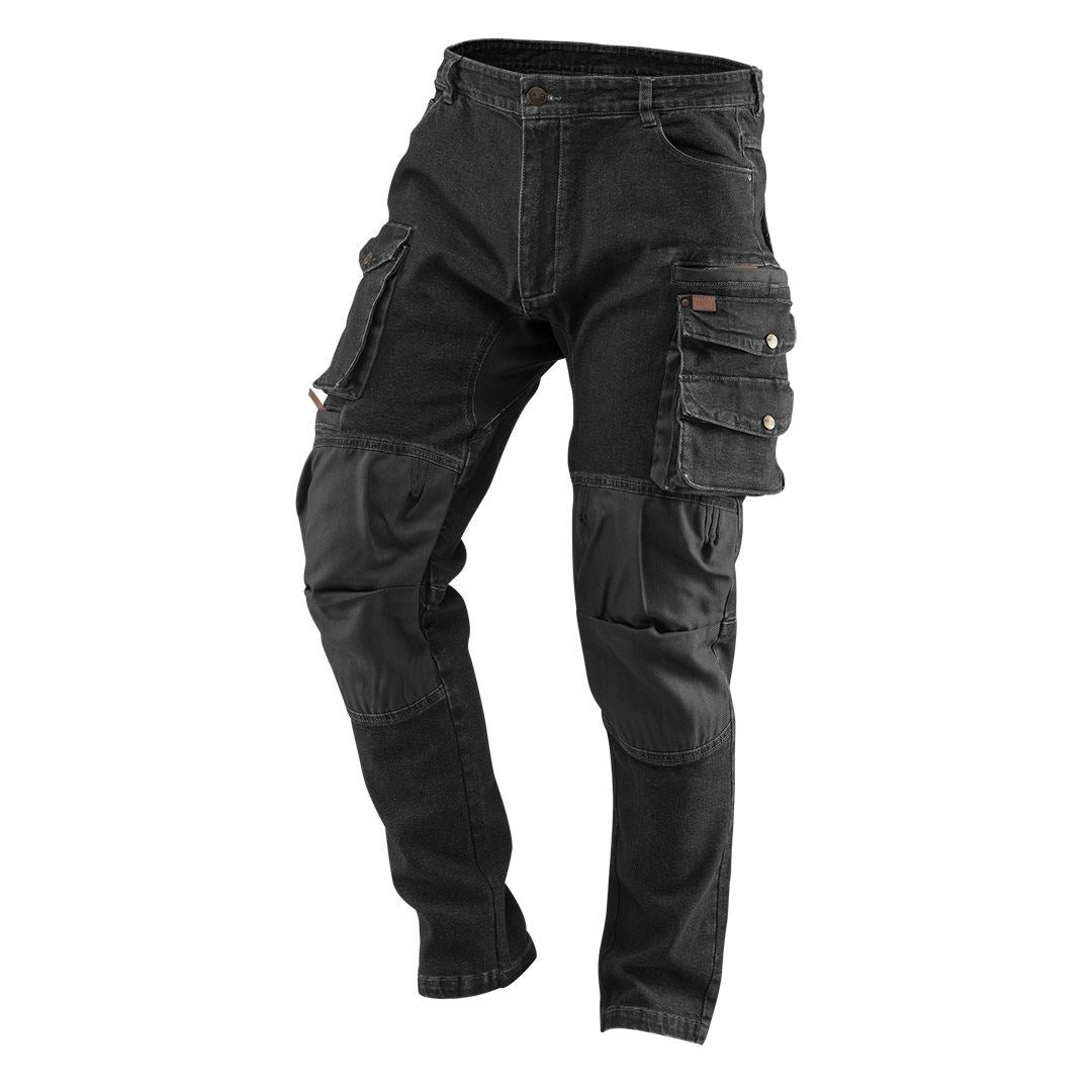 NEO TOOLS Trousers Denim Cotton/Elastane L TOP-81-236-L